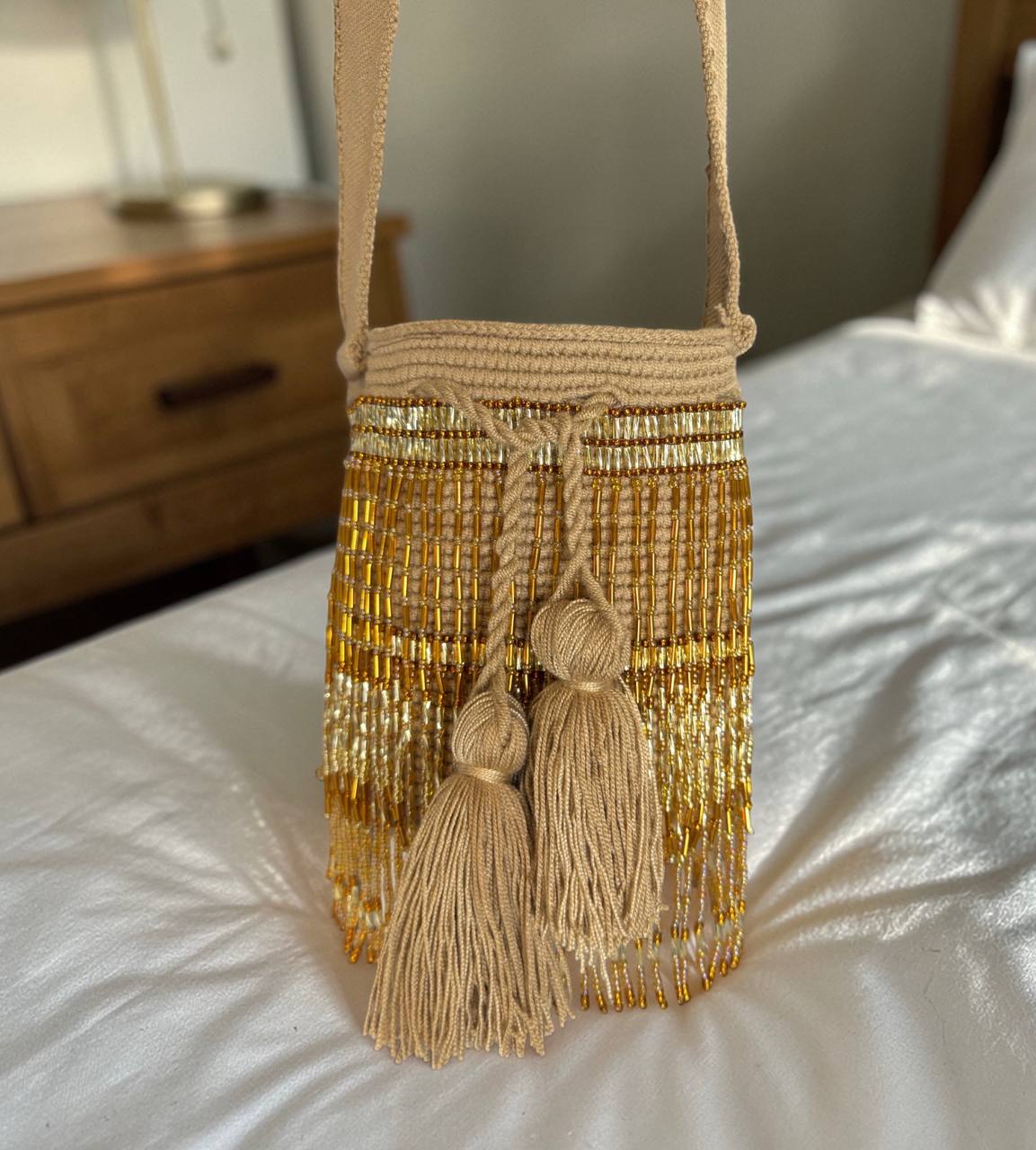 Mini Borsa Wayuu CAMEL - Foto 2