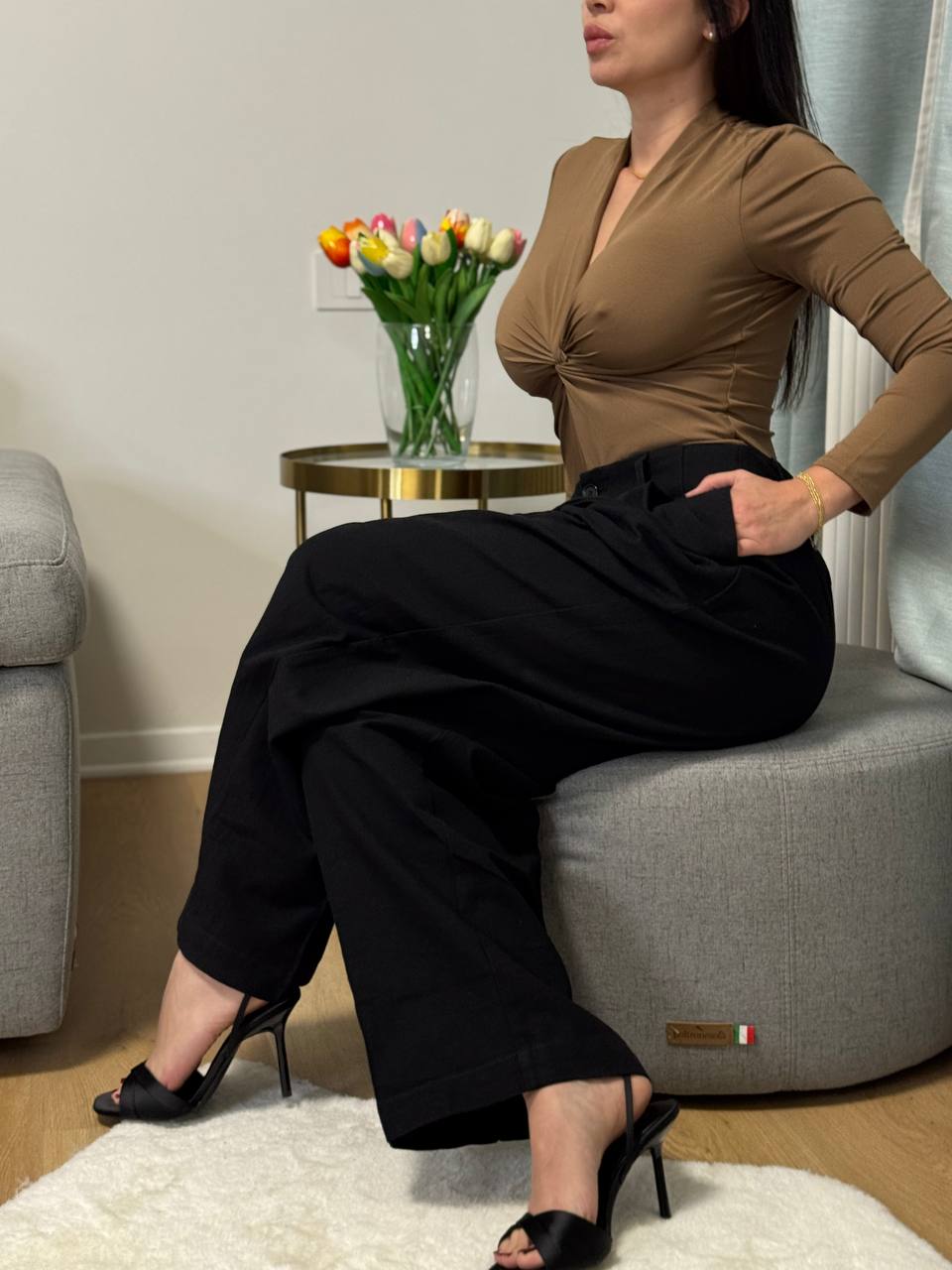 Pantalone Jeans Noir