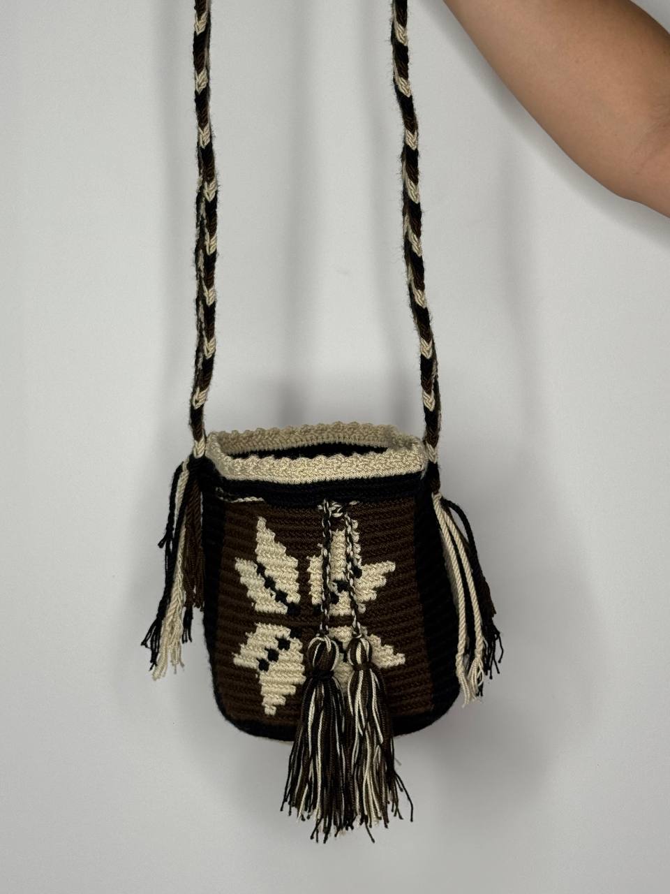 mini borsa WAYUU marrone